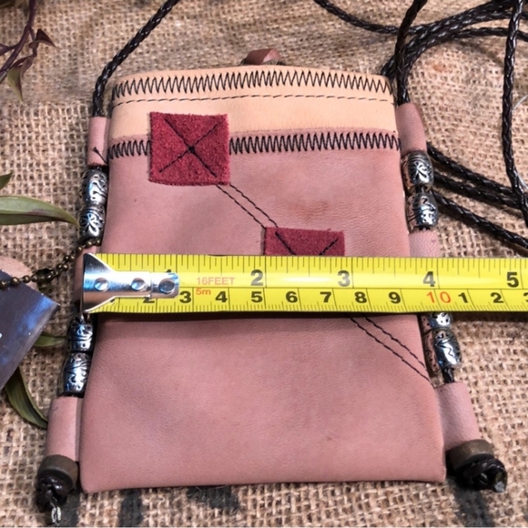 Mini Crossbody Bag NWT Random Voice Leather Suede Purse Live In The Moment NWT - Picture 9 of 12